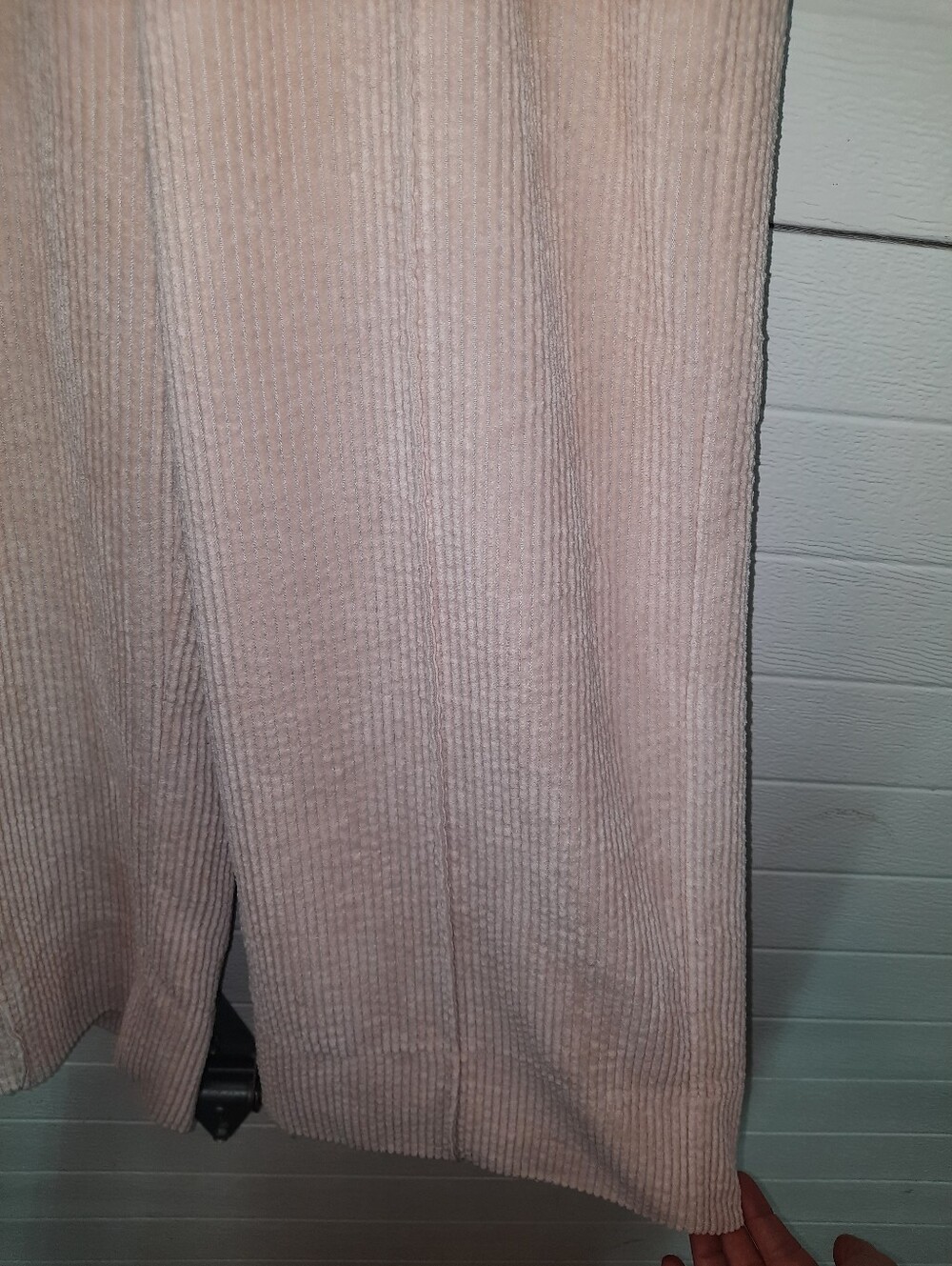 Wide Leg Ribbed Knit Pants - Picture 4 of 9